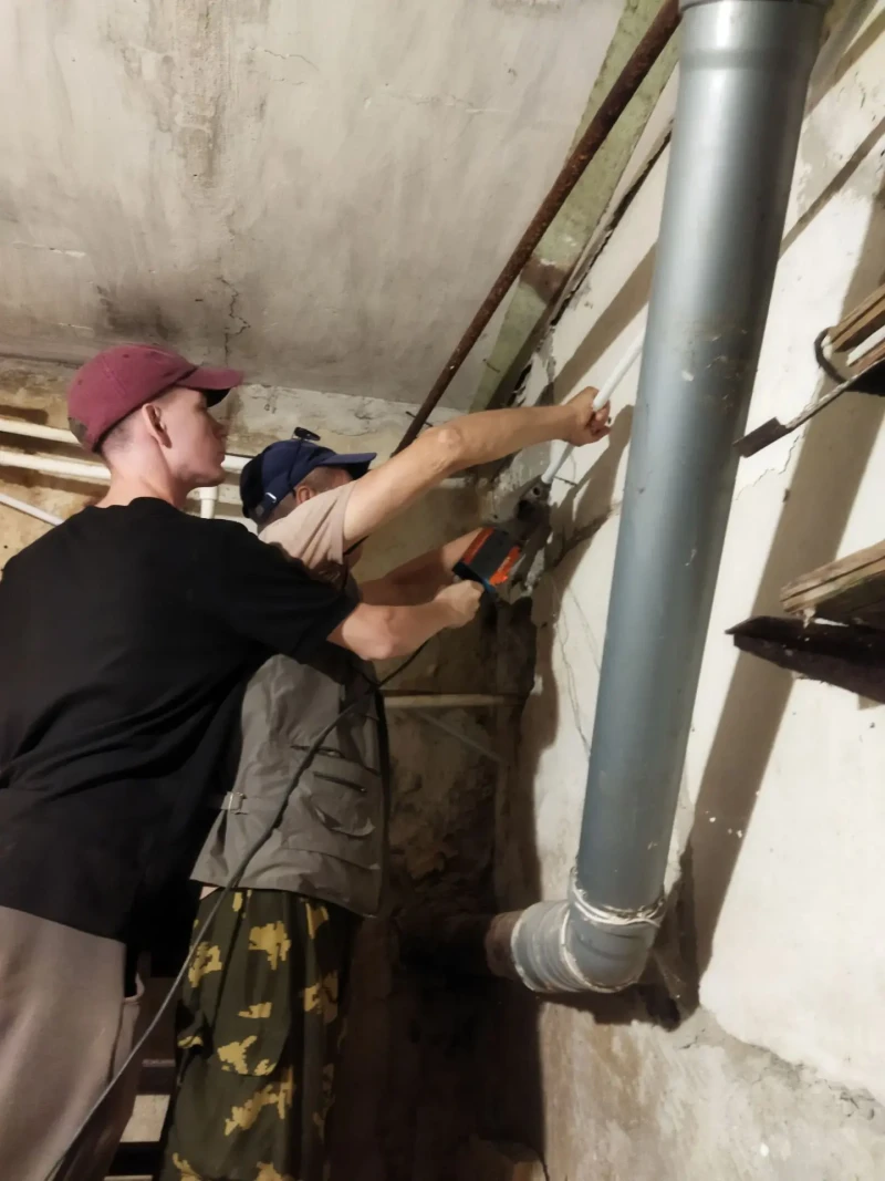 Выполнена установка крана полива по ул. Кирова, д.73