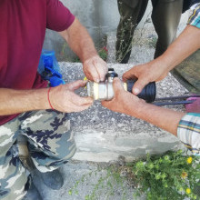  Произведена замена вводного крана по ул. А.Лазарева, д.2