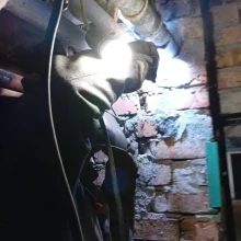 Выполнен ремонт системы холодного водоснабжения по ул.Димитрова, д.8