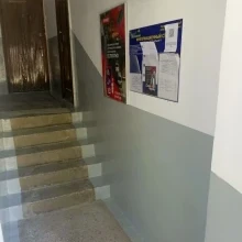 Завершили косметический ремонт подъезда по ул.Чапаева, д. 25