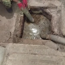 Выполнили прочистку канализационной системы по ул. Димитрова, д.11