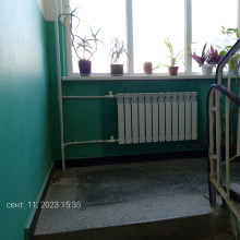 Проведено подключение к системе отопления подъезда по ул. Димитрова, д.9