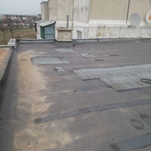 Выполнен частичный ремонт кровли по ул. Димитрова, д. 17