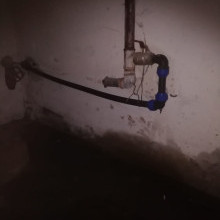 Выполнена замена участка трубы холодного водоснабжения по ул.Димитрова, д.20
