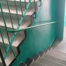 Установка перил по ул. Димитрова, 1-в